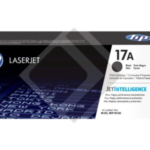 HP toner cartucho negro 17A 1600pgs CF217A