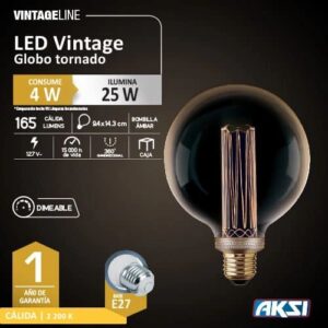 LED Vintage Globo tornado