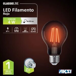 LED Filamento Rojo