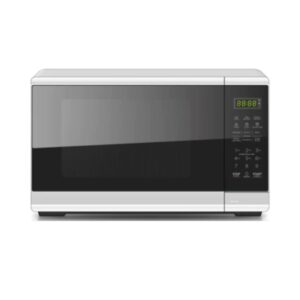 Midea microondas 0.7Pc puerta negra gabinete blanco-B MMDF07S2BW-CA